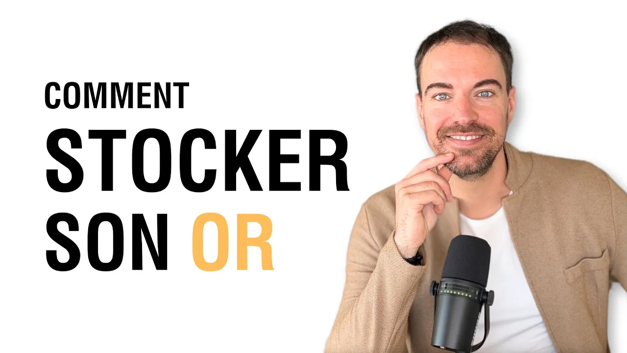 Comment stocker son Or ? Les 3 solutions principales